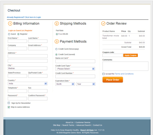 magento 2 checkout extension